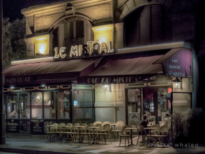 Mike Whalen - Paris Cafe at Night