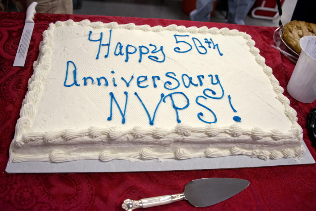 The cake to celebrate the 50th Anniversary of the Northern Virginia Photographic Society.  Dunn Loring Volunteer Fire Department. 2148 Gallows Rd, Dunn Loring, Va.  7 April 2015 - Photo by Alan Goldstein